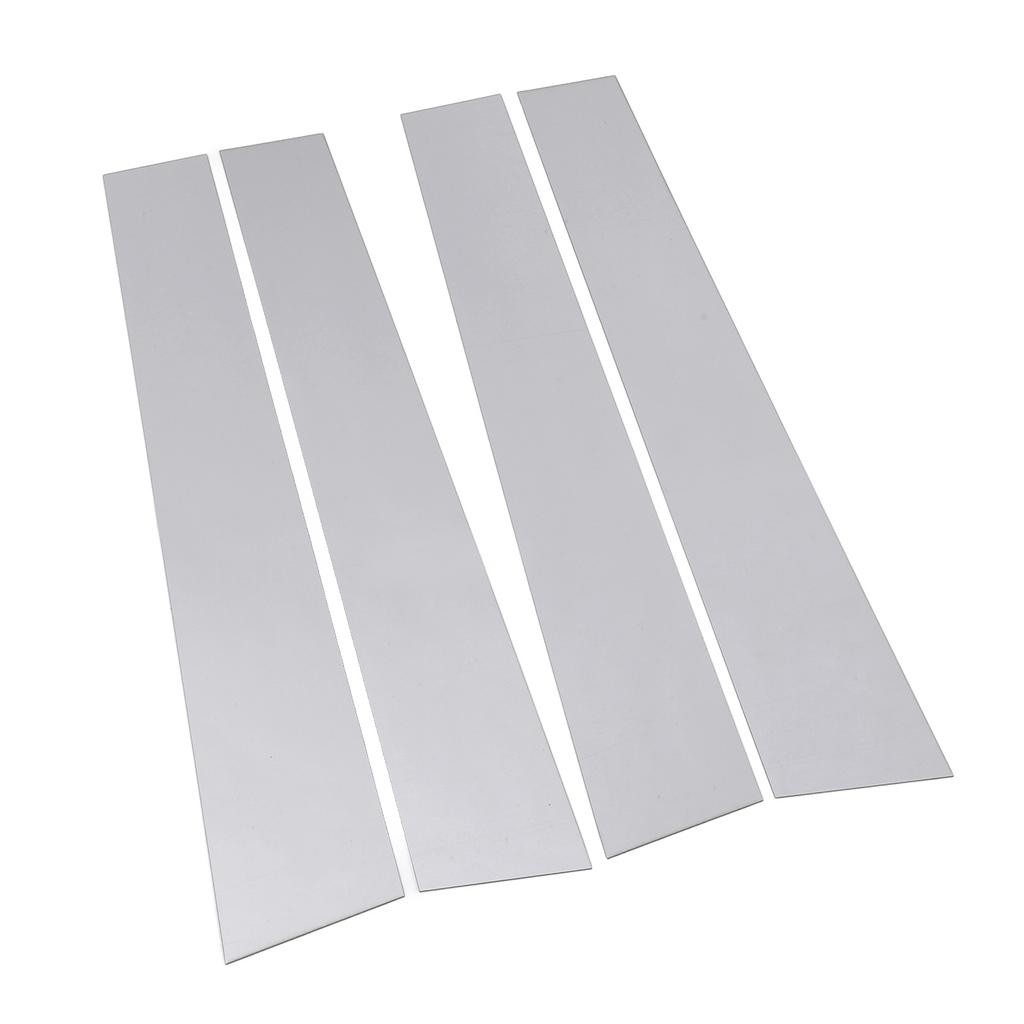 4 Stück Säulenverkleidung Spiegelnde Oberfläche Robust Einfach zu installieren Chrom Säulenverkleidung für