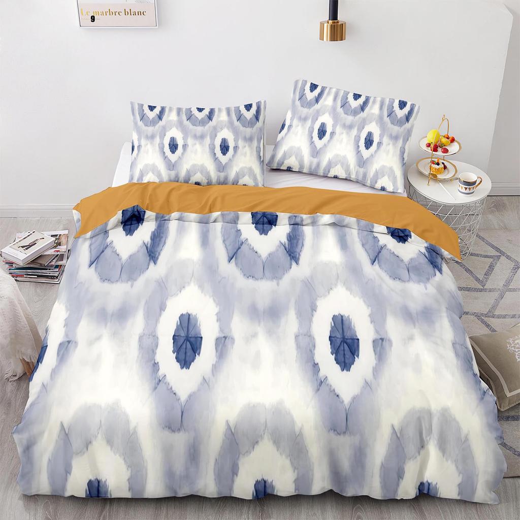 Digital Printing Three-Piece Rainbow Spiral Quilt Cover Size Quilt Cover 3D