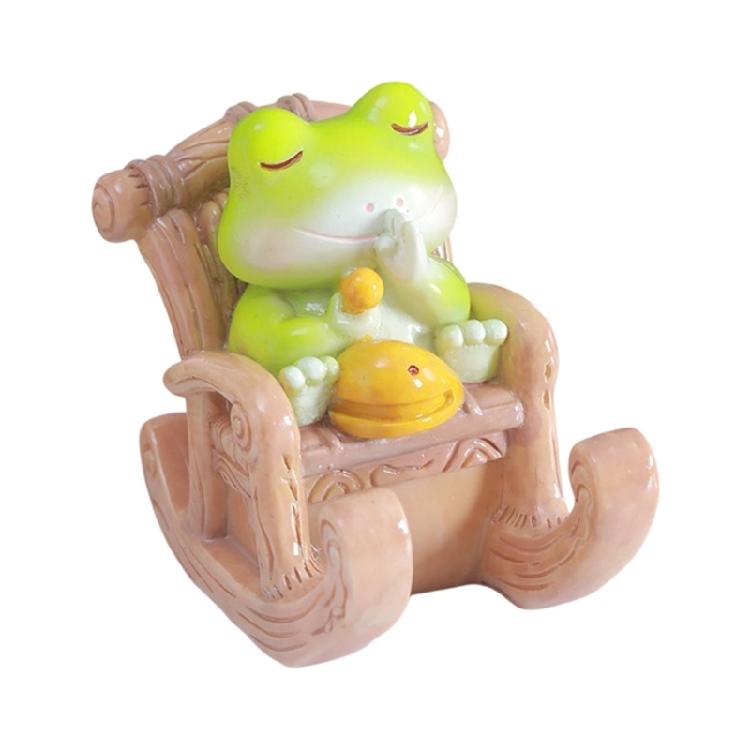 Desk Phone Holder Resin Frogs Shape Smartphone Stand Decorative Desktop Ornament For Home Office School