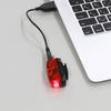 CAT EYE RAPID mini Bicycle Rear Taillight 25 USB Seatpost Mountable Safety Light TL-LD635-R (Max Lumens) Rechargeable,