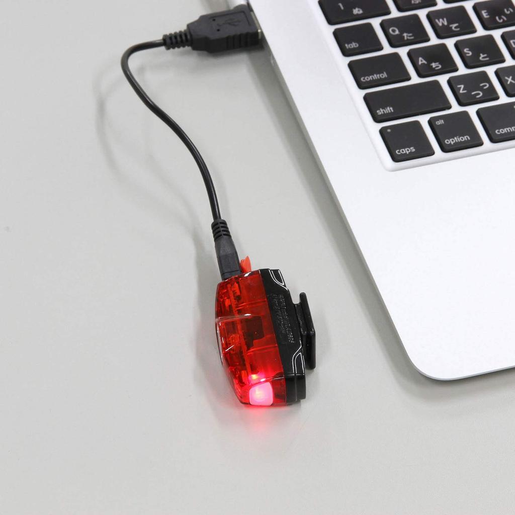 CAT EYE RAPID mini Bicycle Rear Taillight 25 USB Seatpost Mountable Safety Light TL-LD635-R (Max Lumens) Rechargeable,