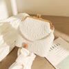 Mobile Phone Bag New Cloud Cheongsam Women's Bag Pearl Chain Messenger Bag Mouth Gold Cosmetic Bag