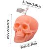 1ks Ručne vyrobené sójové voskové Veľkonočné Lebky Aromaterapeutické Sviečky Halloween Spálňa Obývacia Izba Hrôzostrašná Atmosféra Aromaterapeutické Sviečky