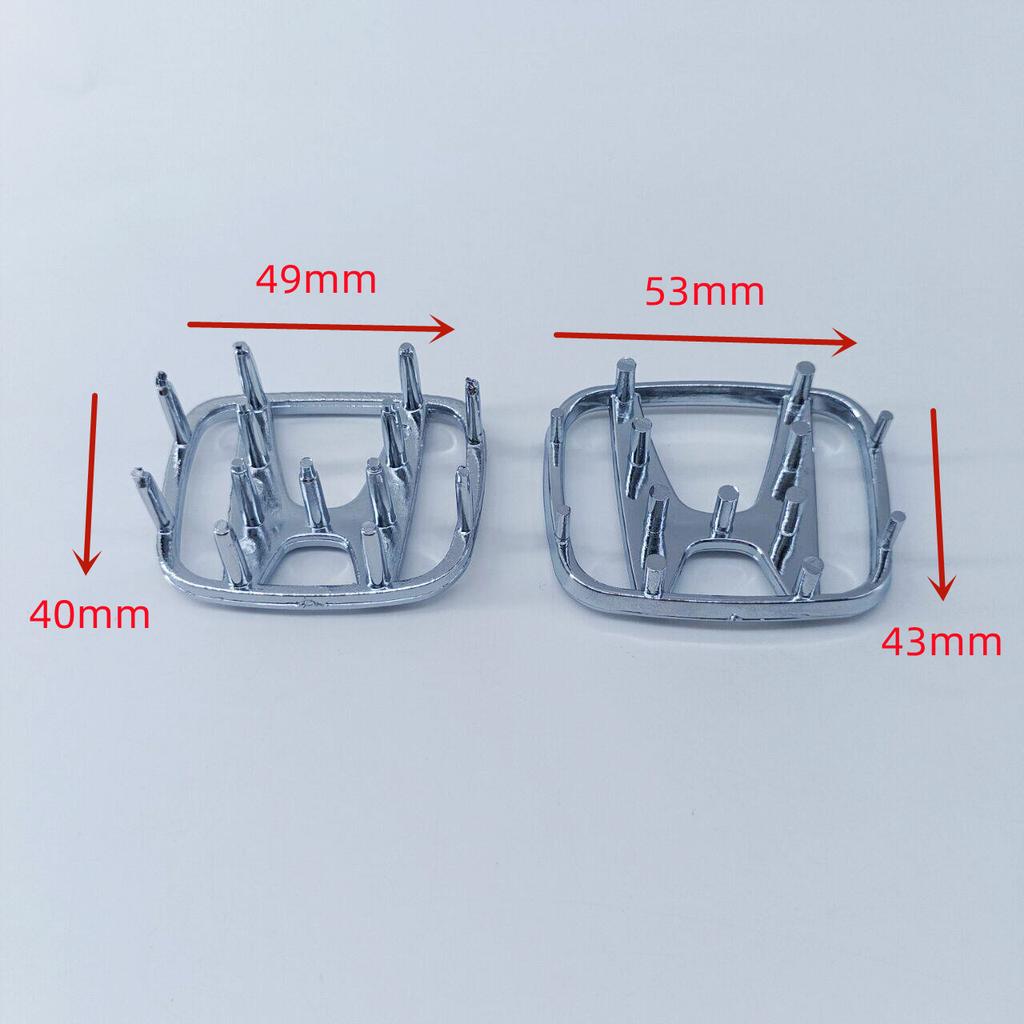 1X Honda Civic CR-V Accord Odyssey Logo Emblem for Steering Wheel Center Auto Interior Badge for Fit Jazz City NSX Car Accessori aig256
