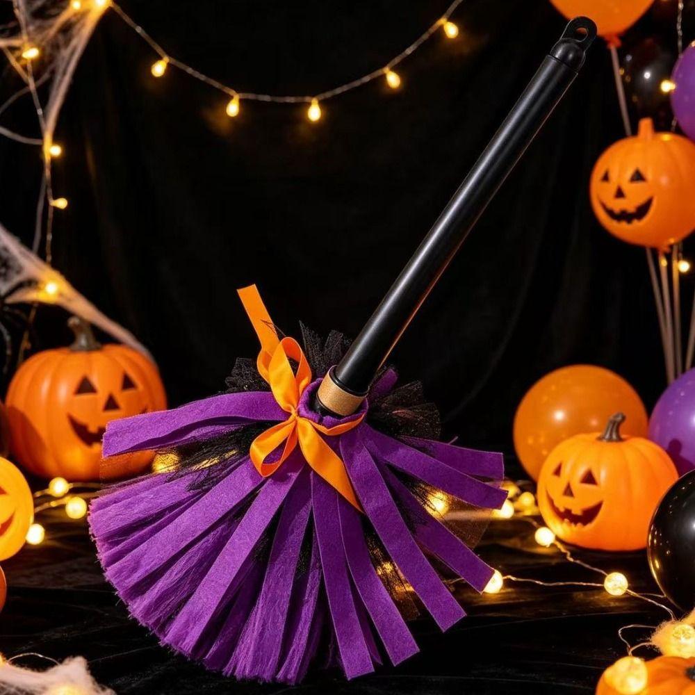 Scopa Elettrica Rotante Galleggiante Attivata dal Suono Danzante Spettrale Festa di Halloween