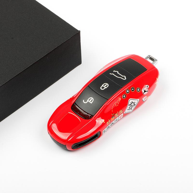 

Счастливые Вещи Происходят Роскошный ABS Пластик Чехол для Ключей Автомобиля для Porsche Boxster Cayman Panamera Cayenne Macan 718/911 Taycan