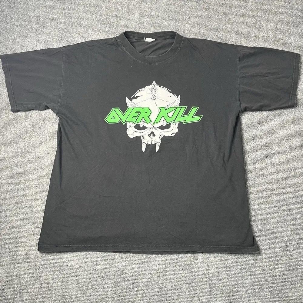 Unisex Short Sleeve Crew Neck Cotton T Shirt Overkill From The Underground And Below Tour XXXL