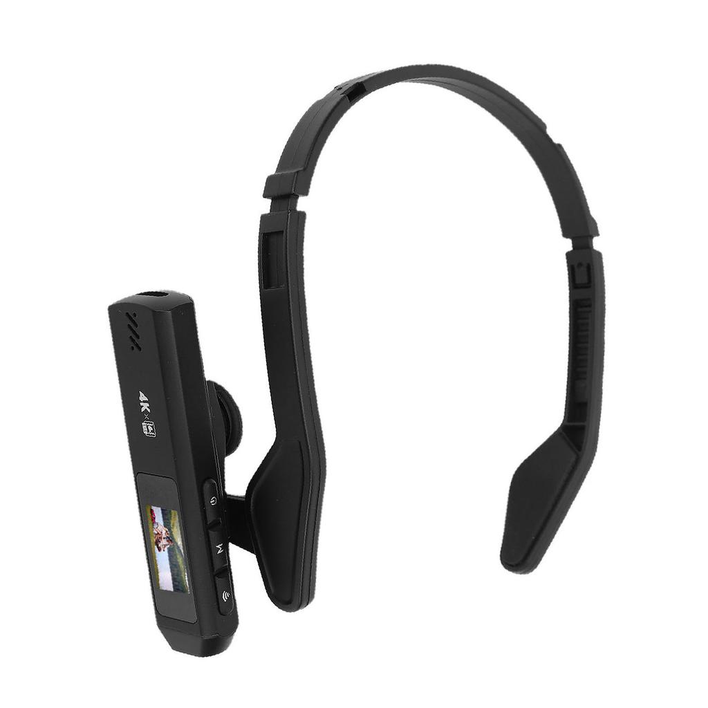Head Mounted Camera 4K Video Camcorder EIS 6.0 Anti Shake 2 Axis Wearable Vlog Camera 110 Degrees  Angle 60FPS HD Hands