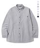 TRILLION City Boy Boat Embroidery Oxford Oversized Shirt_7 Colors (Type A)