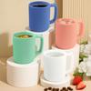 450ml Silicone Water Cup Food-Grade Shock-Absorbent Large Capacity Leak-Proof Tea