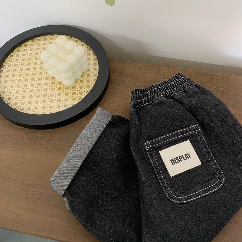 Boys' Versatile Spring Denim Pants - Cool, Handsome, Loose Casual Korean Street Style