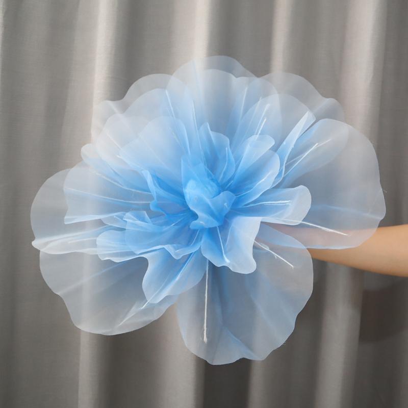 Artificial Giant Rose Blossoms Large Realistic Flower Heads for Wedding Landscaping Party Venue Home Decor No Fade