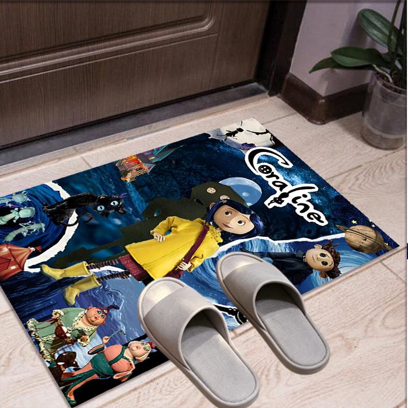 Coraline Pattern Rug, Indoor/Outdoor Mat, for Picnic, Gameroom, Bedroom, Office, Living Room, Home Decor Carpet, Birthday Gift