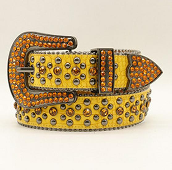 Unisex Rhinestone Belt: Personalized Hip-Hop Punk Style with Beads – Trendy European & American Fashion Waistband