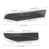 Roof Rac 4P Roof Rack Rail End Cover Shell Cap for 2003-2009 Toyota 4Runner SW4 N210 Black Roof Rail Bar Cover Shell Protectionk
