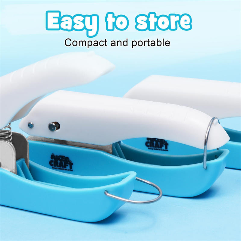 1Pcs Hole Punchers For Crafts Single Hole Punch Shapes Circle Heart Bear With Soft-Handled For Binder Scrapbooking Classroom Card Punching