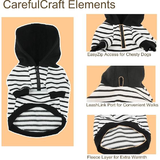 Dog Sweaters for Medium Dogs Boy French Bulldog Clothes,Frenchie Clothes Dog Fleece Sweaters Winter Coat Pet Sweatshirt Hoodie Medium Sized Halloween