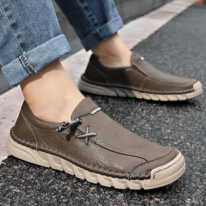 Men's Leather Shoes Casual Sneakers