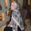 Luxury Long Silk Scarf for Women Paisley Smooth Shawls Head Wrap Hijab Outdoor Foulard Bandana Femme Beach Towel Sun-Protection