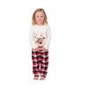Elk Print Parent-Child Christmas Pajamas Set - Long Sleeve Autumn/Winter Family Homewear KTB