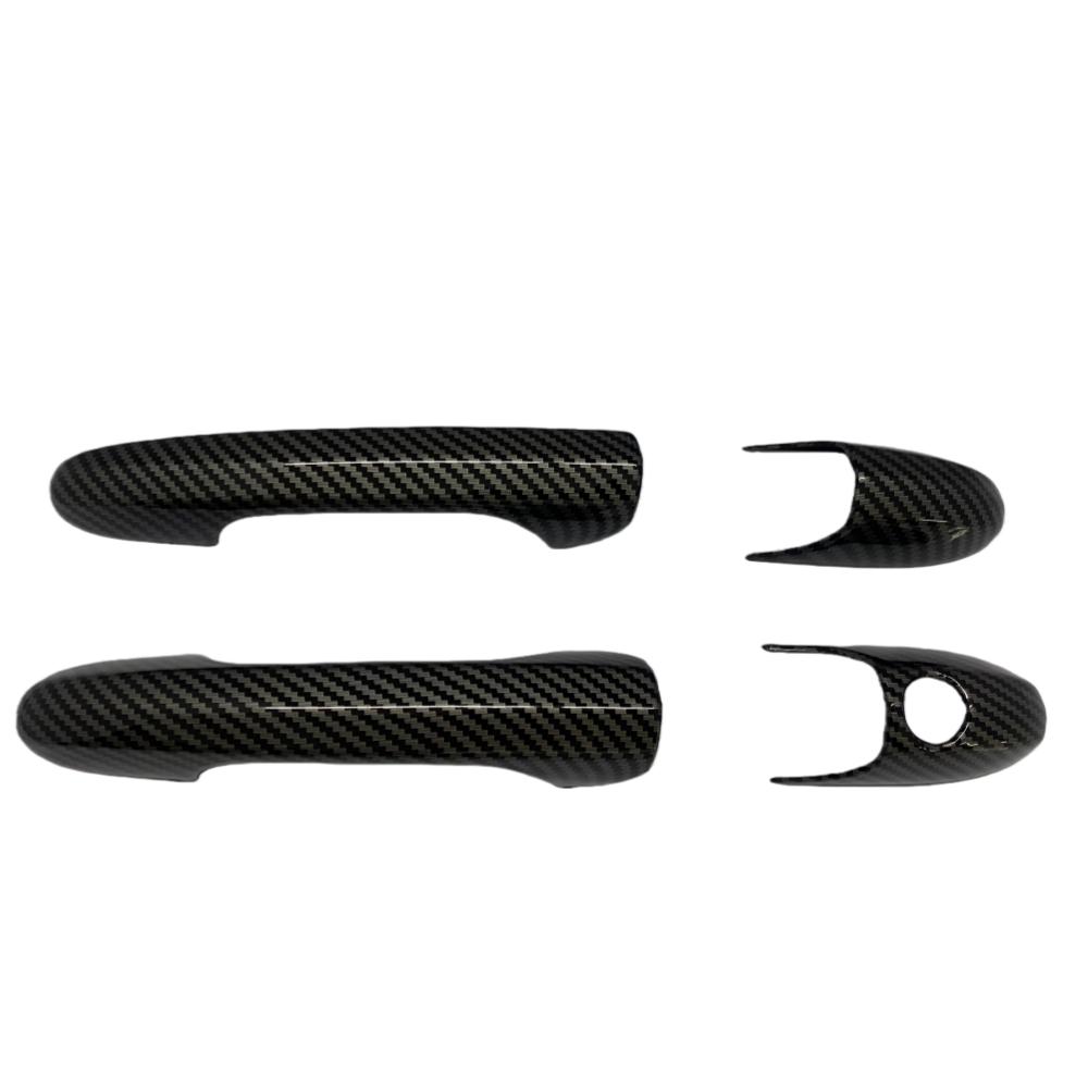 For Fiat 500 2008-2023 Abarth 595 595C 2012-2023 695 2010-2023 Door Handle Cover Car Accessories Stickers Trim Set Add-on