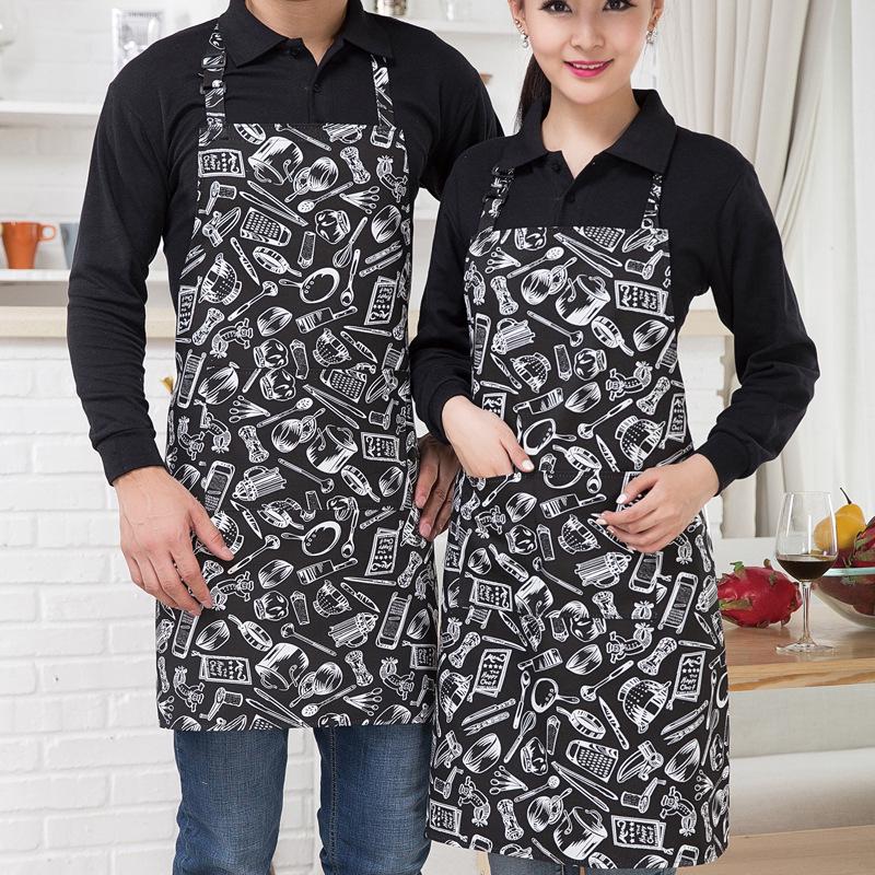 Cross-Collar Chef Apron: Hanging Neck Apron for Restaurants, Cafés, and Waitstaff