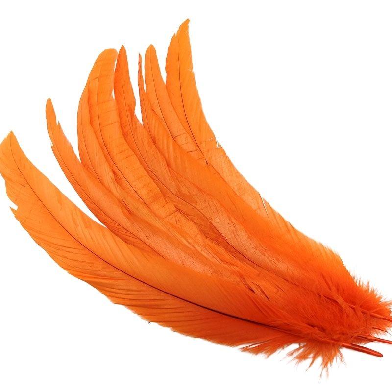20Pcs Rooster Cock Pheasant Tail Feathers Plumes Diy Headdress Halloween Decoration Wedding Christmas Craft Supplies Accessories