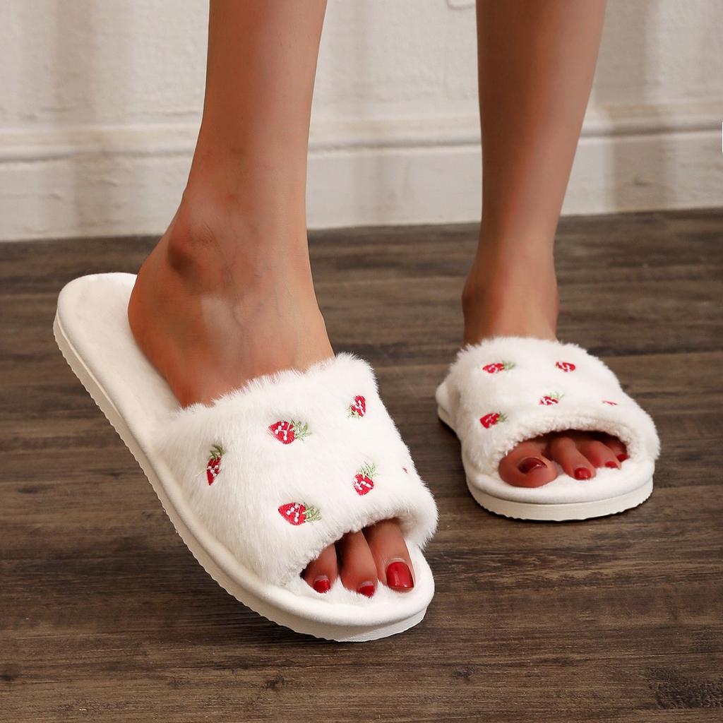 Plush Slippers Home Warming Slippers Cute Slippers Women's Slippers