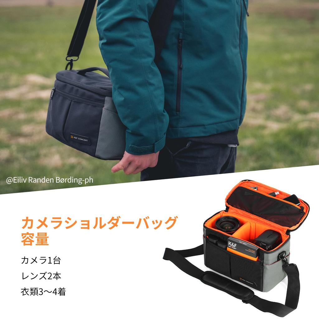 Concept Kameratasche, Kamerarucksack, EVA-Material, wasserdicht und stoßfest, 32 l, großes Fassungsvermögen, stilvoller Rucksack mit Regenschutz, Aufbewahrung für Zoll-PC