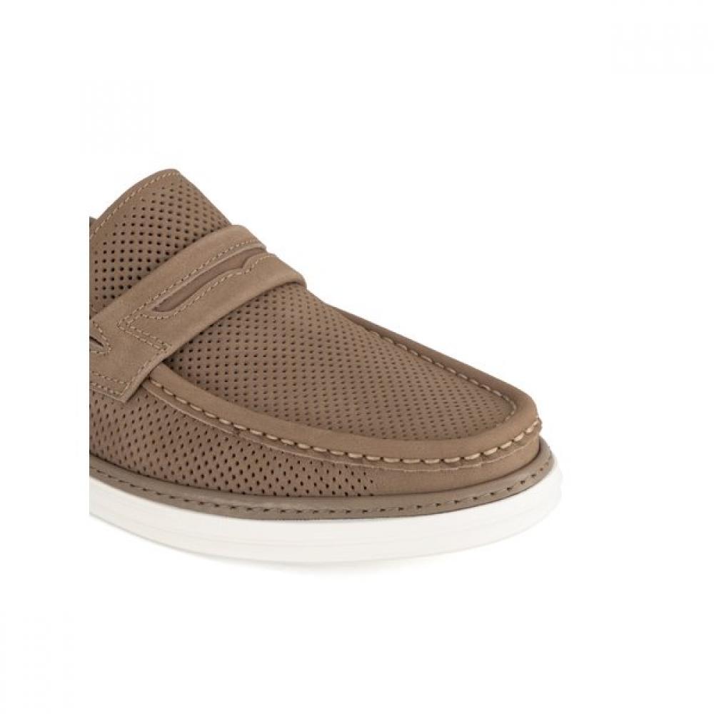 SODA Mens Semi Casual Mesh Slip On Black Arm651 Na32  3cm 