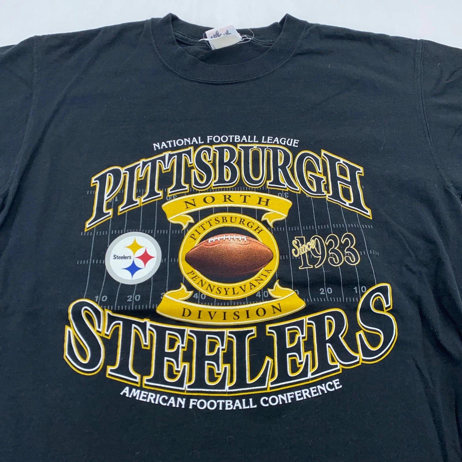 vintage PITTSBURGH STEELERS T-Shirt MEDIUM/LARGE football NFL M