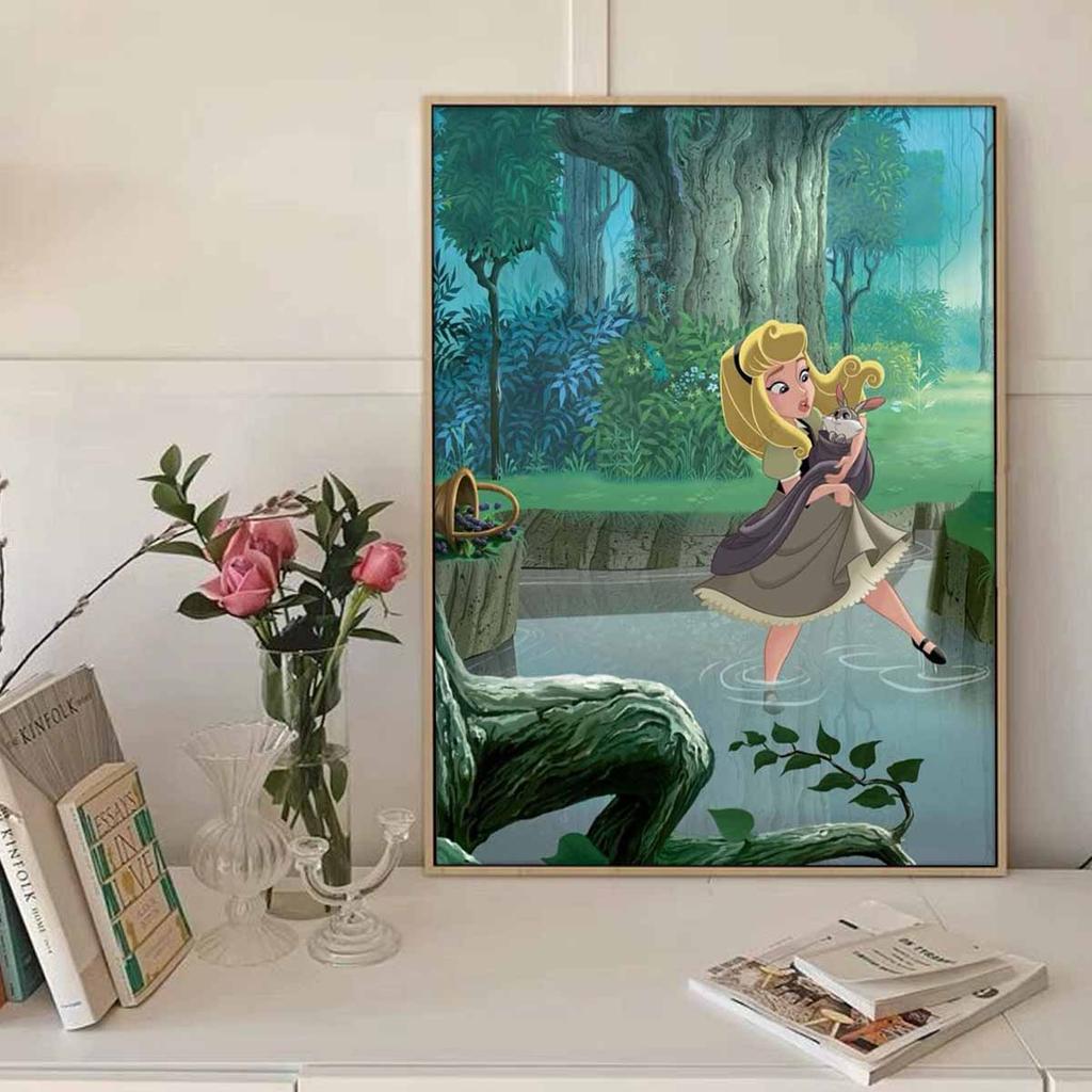 5D Diy Diamond Painting The Princess In The Swamp Full Drill Rhinestones Mosaic Embroidery Handmade Products Home Decor Gift