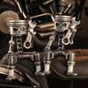 Unique Home Office Accents Vintage Skeleton Robot Statue, Industrial Mechanical Resin Figurine, Skull Statue Gothic Desk Decor for Bookshelf