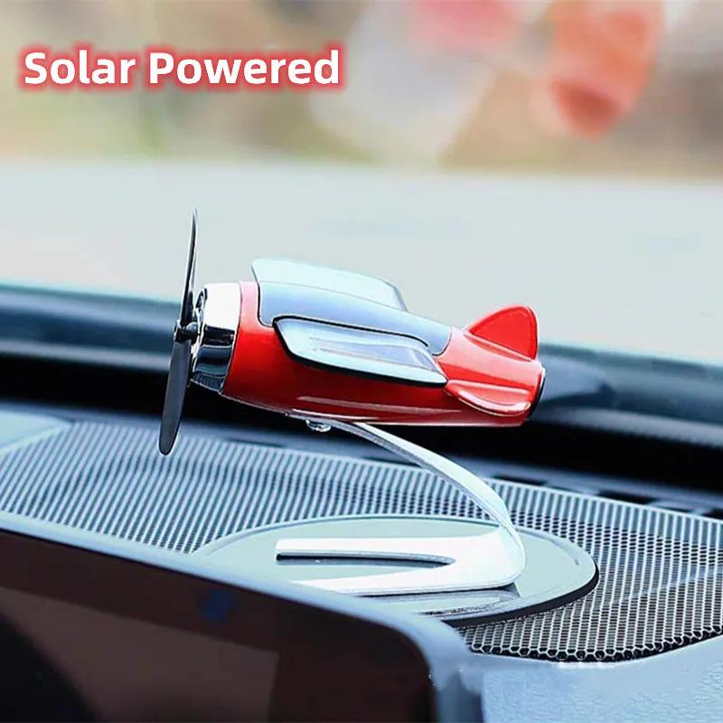 Car Air Freshener Smell In The Styling Solar Airplane Model Center Console Decoration Auto Fragrance Air Fresheners