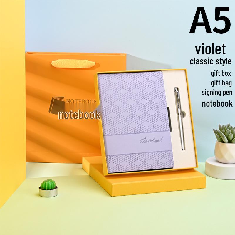 Fresh Artistic Loose-Leaf Notebook with Custom LOGO - Stylish Ins Style for Students