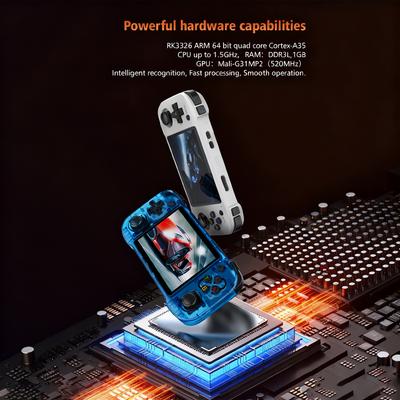 Retro R46H Portable Gaming Console, Linux System, 4.2" IPS Portable Handheld, 64 GB, Video Games