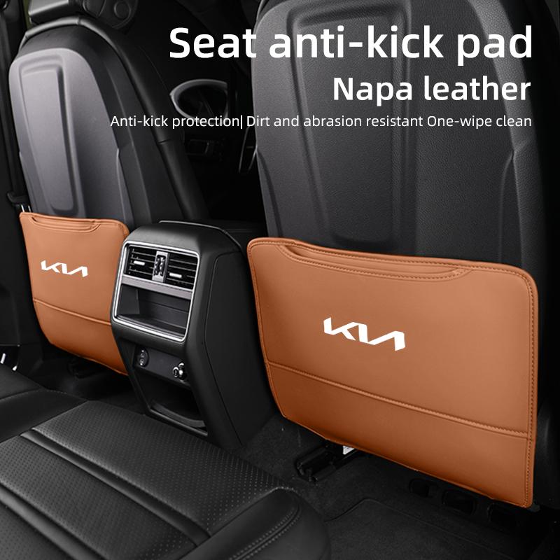 Tappetino Anti-Calcio per Sedile Auto Coprisedile in Pelle Protettivo Interni Per KIA Sportage Rio Ceed Niro Soul Stonic Picanto Proceed Sorento
