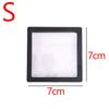 3D Floating Square Jewelry Storage Box Reusable Transparent PE Film Display Boxes Portable Bracelets Necklace Earring Decor Box