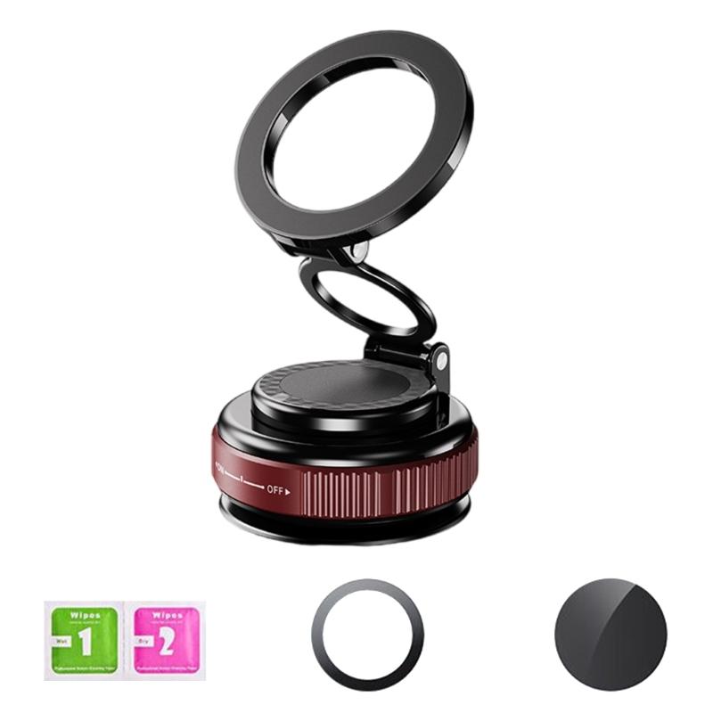 Магнитный держатель для смартфона на лобовое стекло, кронштейн с вакуумной присоской, вращающийся на 360 градусов для навигации и видеозвонков