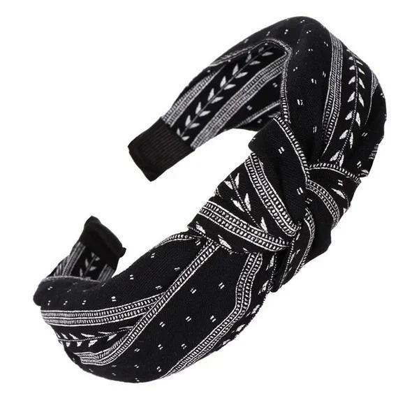 Fashion Knotted Headbands For Women Girls Solid Color Hair Band Simple Cross Knot Hairbands Hair Hoop Hair Accessories For Women