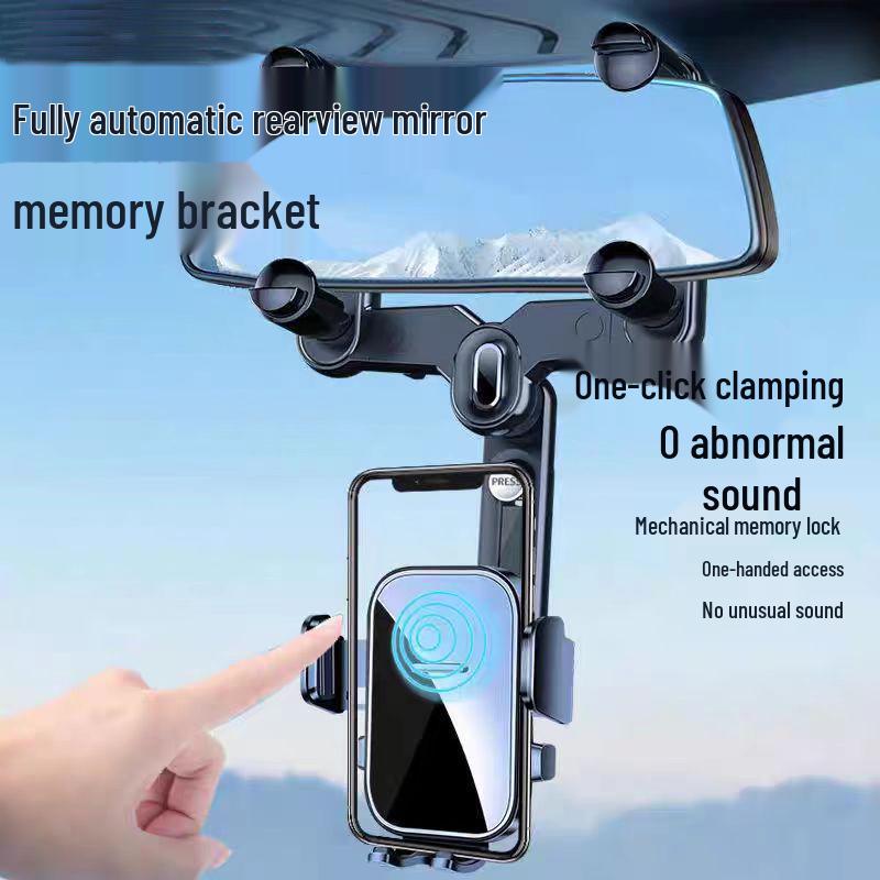 2026 New Phone Mount & Navigation Recorder for Rearview Mirror