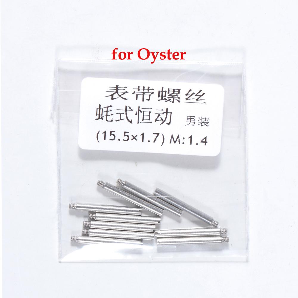 Screw for Oyster Submarine for Daytona for Rolex One Word Stainless Steel Watch Strap Screw Rod Shaft Watch Buckle Accessories