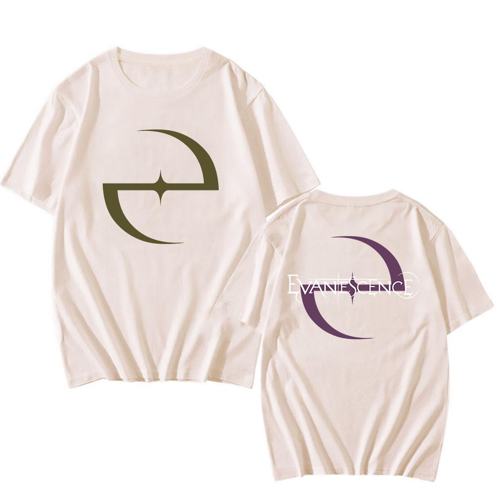 EVANESCENCE Amy Face Tee Rock Band Fashion Hip Hop T-shirt Unisex Streetwear Short Sleeve Cotton Men/Women T Shirt Clothing