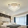 Modern Living Room Crystal Chandelier Bedroom Crystal Chandeliers Ceiling Light Round Crystal Dining Room Lamp D60cm 23.62in E14