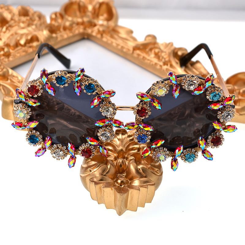 Devil Eye Earrings Women European American Style Personality Crystal Tassel Dangle Earrings Party Halloween Zircon