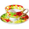Coffee Set with a Floral Motif