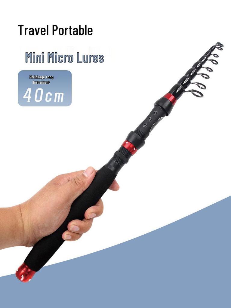 Universal Ultra-Short Telescopic Fishing Rod for All Waters