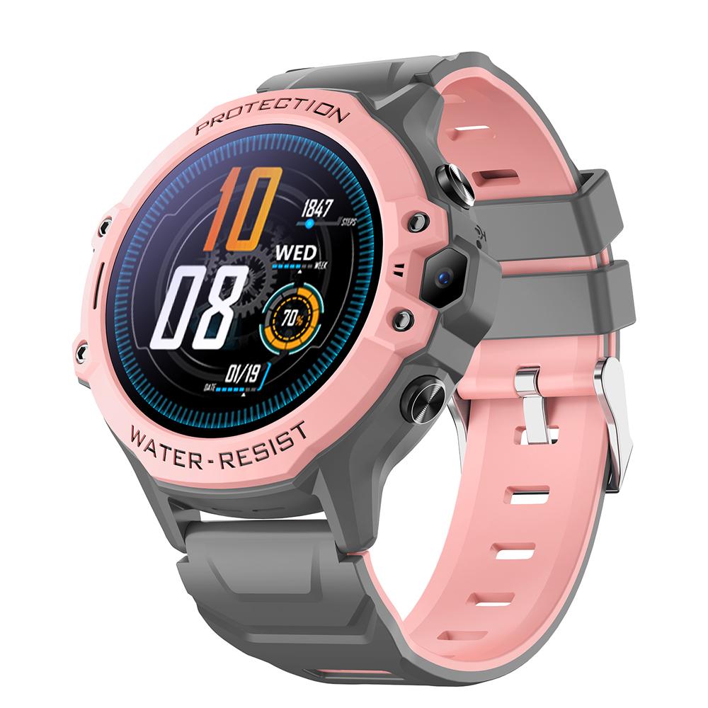 

New VK55 4G Children Smartwatch SOS Emergency Call GPS Electronic Fence 0.3 Mpix Camera SIM Card Children Smartwatch розовый