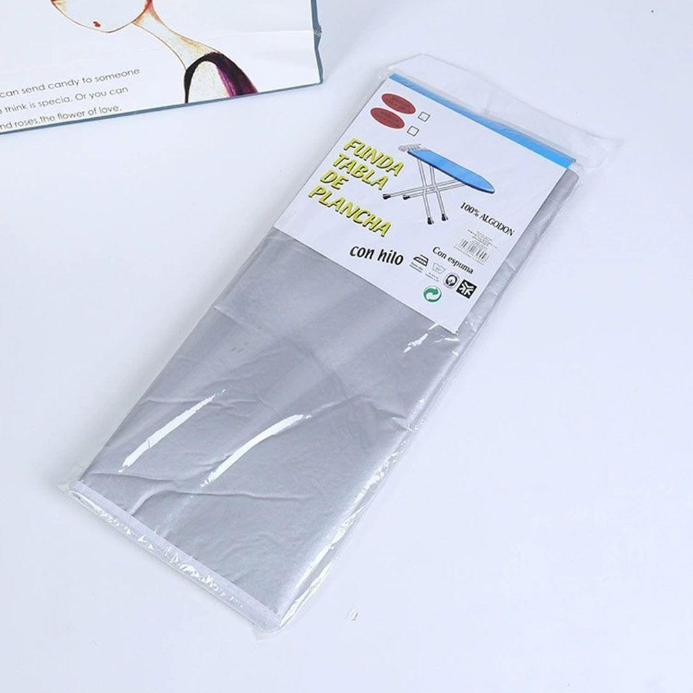 140*50cm Ironing Board Cover Silver Heat-resistant Ironing Board Cloth Elastic Ironing Heat Shield Ironing Board Accessories