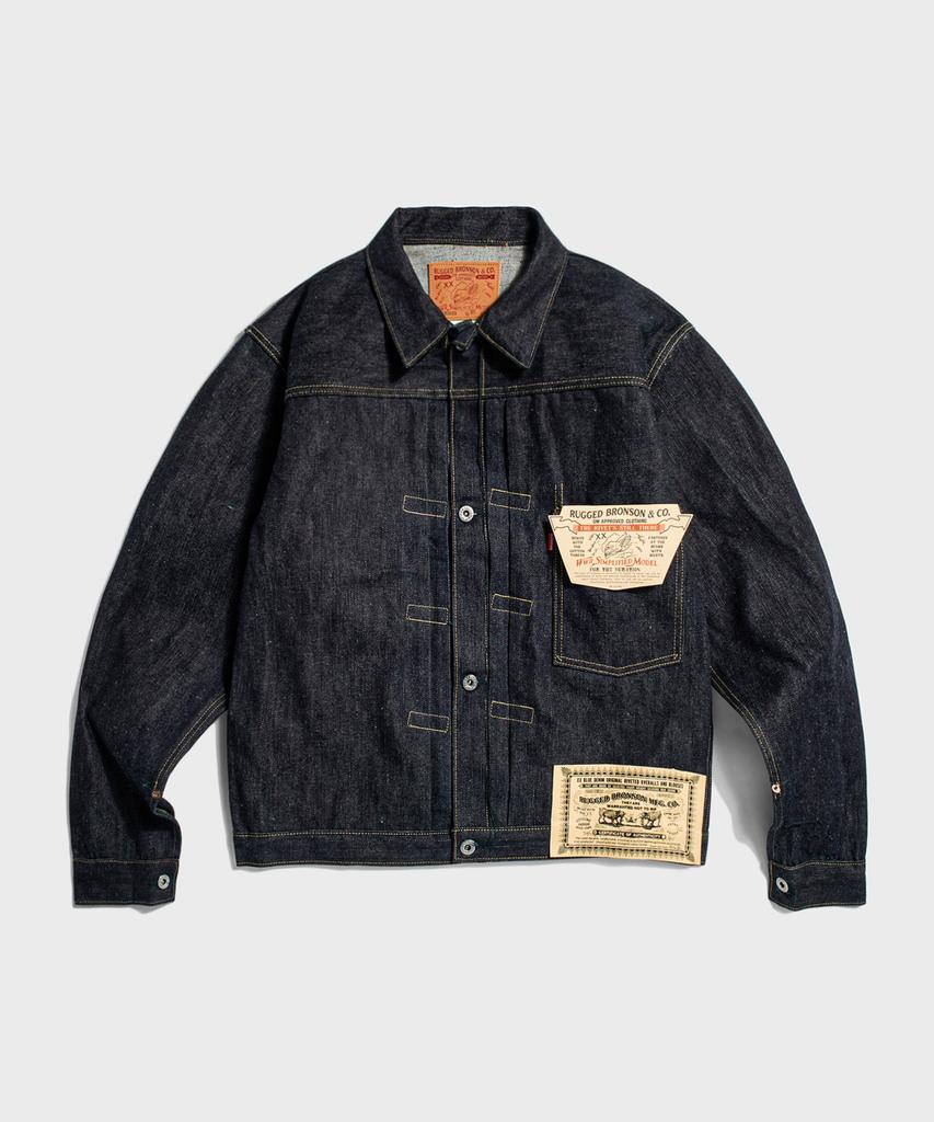 Bronson S806Xx 1943 War Simplified Model 1St Selvedge Denim Jacket